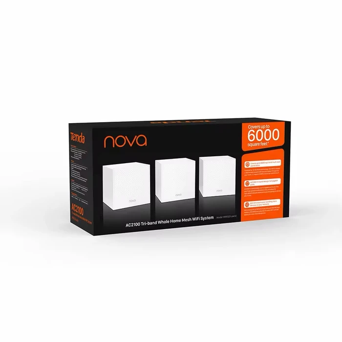 מגדיל טווח ל-WiFi מערכת Mesh Tenda Nova MW12