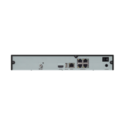 מערכת הקלטה NVR עם 4 ערוצים כולל POE עבור מצלמות 5 מגה Provision NVR5-4100PX+(MM)