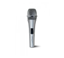 מיקרופון מתכתי עוצמתי בצבע כסוף pure acoustics MKV-400