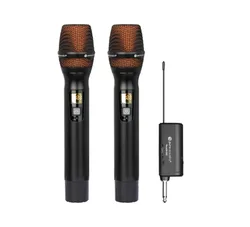 סט 2 מיקרופונים אלחוטיים ניידים  pure acoustics VOCALAI202