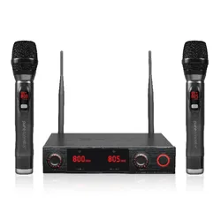 מיקרופונים אלחוטיים עם משדר רב ערוצי pure acoustics MU-334