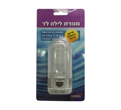 מנורת לילה לדים עם חיישן