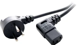 כבל למחשב-קומקום זוויתי 1.8 מטר