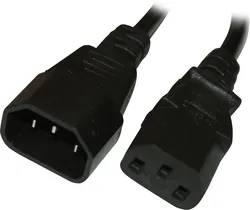 כבל מאריך למחשב  1.8 מטר