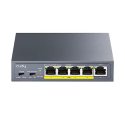 סוויטש PoE 4 פורט ג'יגה Cudy GS105P