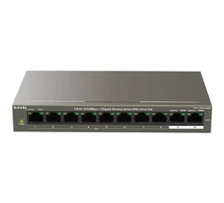סוויטש 8+2 פורטים במהירות 10/100 POE TEF1110P-8-102W Tenda