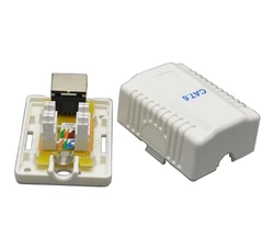שקע עצמאי CAT6 לרשת כולל הדבקה