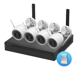 ערכת 4 מצלמות צינור Wi-Fi באיכות 4MP עם דיסק 1 טרה Ezviz BW3844