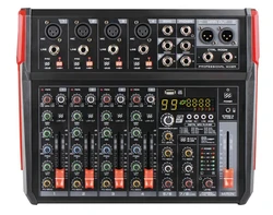 מיקסר 8 ערוצים עם 99 אפקטים, BT דגם Karsect KG-FM08